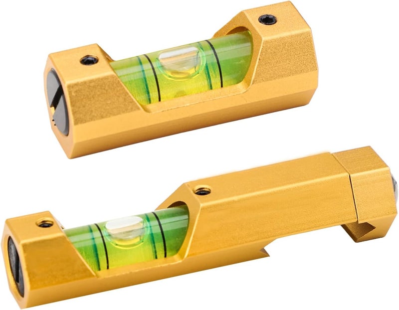 Thwackor Scope Bubble Level Picatinny Level Scope Leveling Kit Professional Design High Precision (Gold) - Image 1